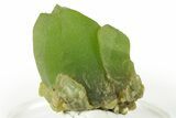 Green Olivine Peridot Crystal Cluster - Pakistan #266976-1